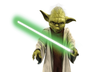 Yoda Lightsaber Star Wars transparent PNG